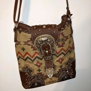 Rhinestone Western Crossbody Purse